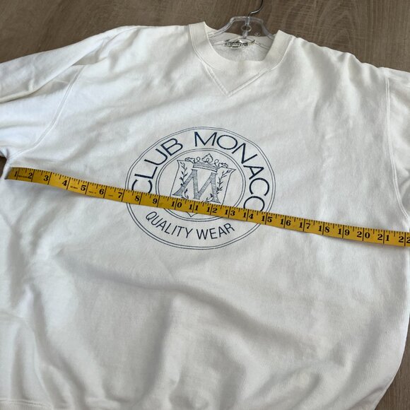 Vintage 90s Club Monaco Crest Sweatshirt - Picture 10 of 13